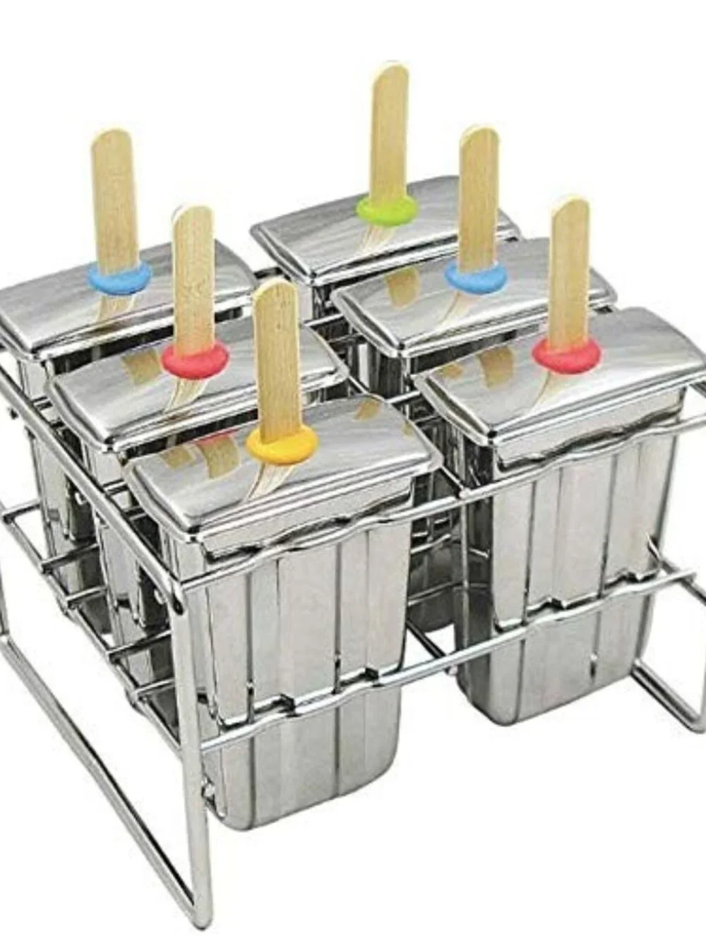 Onyx Stainless Steel Popsicle Molds